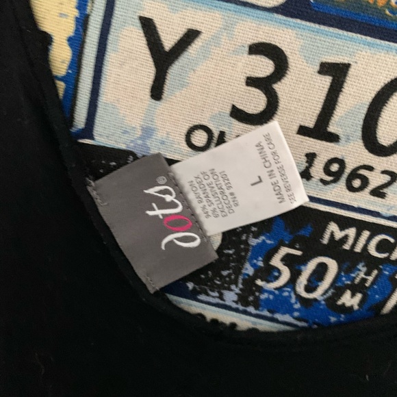 🛍️ bundle for discounts! Black- Large embellished tank top - Picture 4 of 4